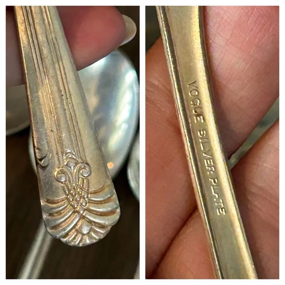 Vintage Silver-Plate Spoons
